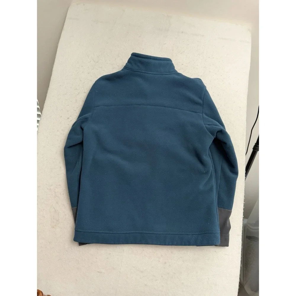 The North Face Men's M Full Zip Sherpa Fleece Lined Soft Shell Jacket Blue‎ Gray
